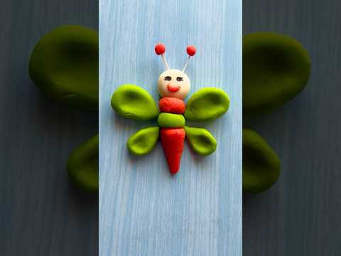 Clay Butterfly Making Clayart #clayart #butterfly #trendingshorts #viral #drawing