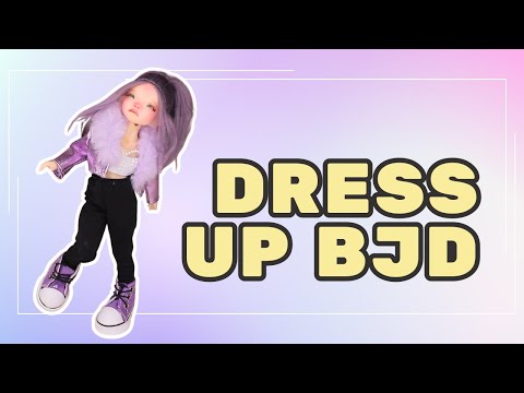 Ball Jointed Doll GRWM | Teeny Tinkers Dolls Gael Dress up