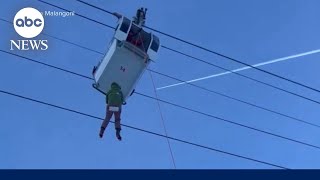 Dramatic Colorado ski slope rescue