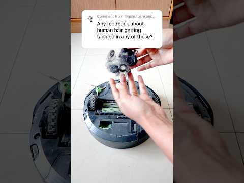 ⁉️Does hair tangle in robot vacuums?