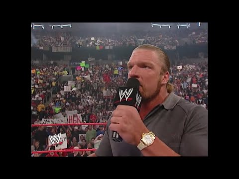 Triple H talks about Shawn Michaels - RAW 12 August 2002