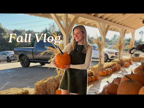 FALL VLOG: exploring Julian CA, pumpkin patch, pie tasting, apple cider + antique shopping