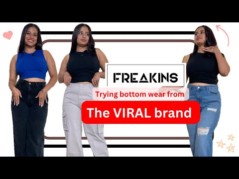 Must have women bottom wears in 2024 | Freakins discount code | Try on haul 🛍️ #freakins #bottomwear