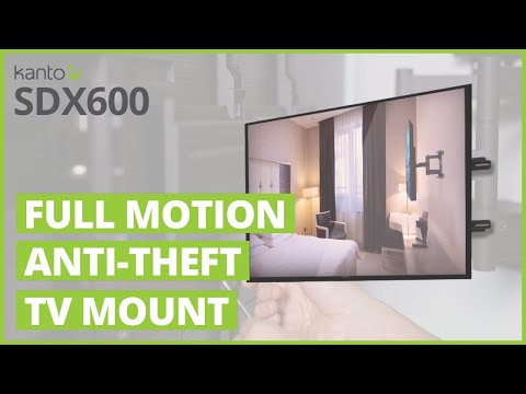 The BEST SECURE TV Wall Mount | Kanto SDX600 Anti-Theft Mount