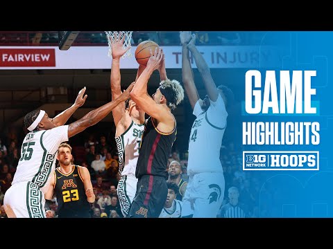 Michigan State at Minnesota | Highlights | Big Ten Basketball | 12/04/2024