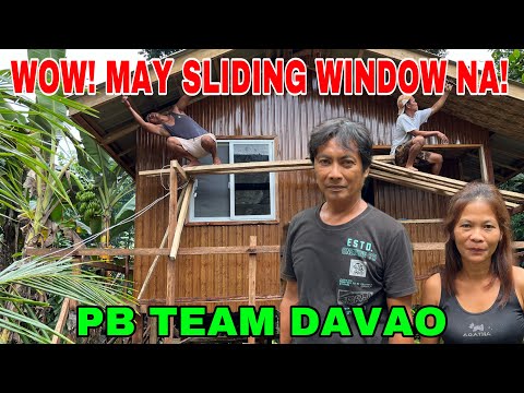 WOW! MAY SLIDING WINDOW NA! UPDATE SA GINAGAWANG BAHAY NILA ATE JOREN.