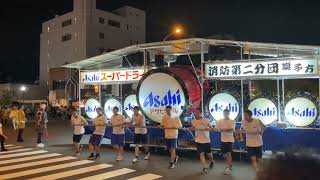 2024青森ねぶた祭り　8月5日　消防第二分団ねぶた会・アサヒビール　進行〜戻り囃子