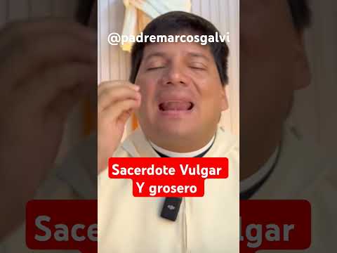 SACERDOTES GROSEROS😡 #padremarcosgalvis #jesuschrist #shorts #dios