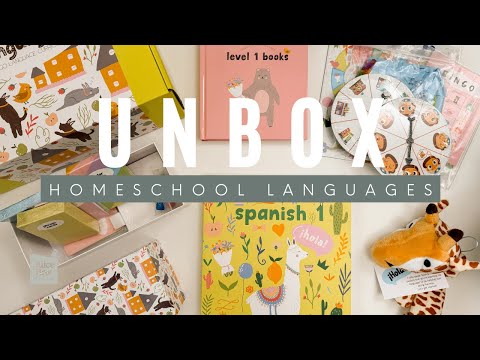 FOREIGN LANGUAGE HOMESCHOOL CURRICULUM | HOMESCHOOL LANGUAGES FOR KIDS | SPANISH 1