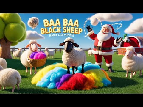 Baa Baa Black Sheep(Santa Claus Version)#baabaablacksheep #christmassongs #christmas #christmasmusic