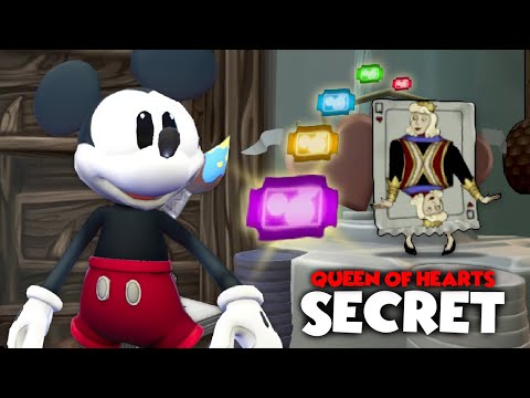 Epic Mickey Rebrushed - ALL Queen of Hearts Hiding Spots (+ Reward)