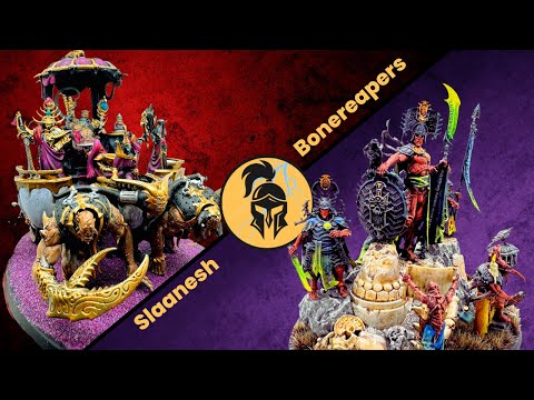 Age of Sigmar Battle Report: Slaanesh vs Bonereapers: Pretenders vs Null Myriad Competitive Report!!