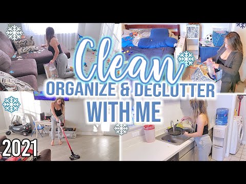 CLEAN, ORGANIZE & DECLUTTER WITH ME 2021/ EXTREME SPEED CLEANING/ NEW YEAR CLEANING MOTIVATION