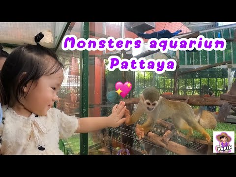 น้องดาริน | มาเที่ยวสวนสัตว์ครั้งแรก ที่ Monster Aquarium Pattaya