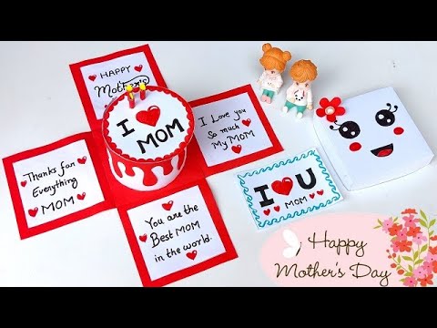 DIY Mother's day Surprise gift box 2024 / Beautiful handmade Mother's day greeting card