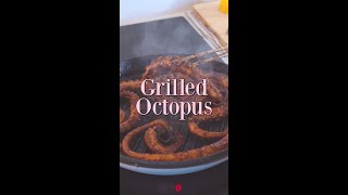 Grilled Octopus 🐙 - much easier than you may think! #octopus #grilledoctopus #food #homecooking