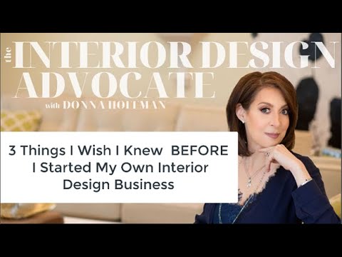 TIDA Live - 3 Things I Wish I Knew BEFORE Starting My Own Interior Design Business