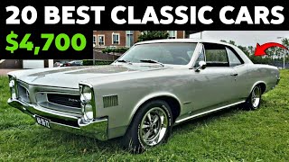 Today's Finds On Marketplace: 20 Classic Cars For Sale Under $10,000