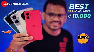 TOP 5 Best 5G Phones Under 10000 in SEPTEMBER 2024 l Best Mobile Under 10000