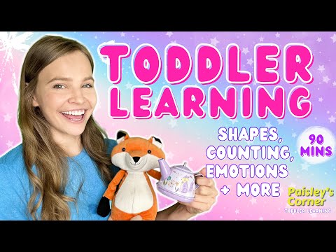 Toddler Learning - Learn Shapes, Counting, & Emotions | Best Learning Videos For Toddlers | For Kids