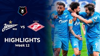 Highlights Zenit vs Spartak (7-1) | RPL 2021/22