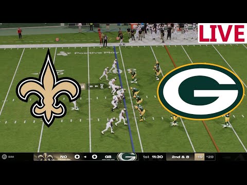 🔴LIVE🔴New Orleans Saints vs Green bay Packers / NFL Week 17 /NFL SEASON/Madden NFL