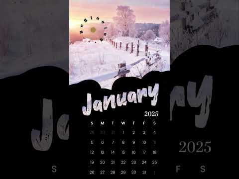 1月カレンダー #freetemplate #calendar