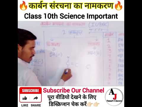 कार्बन संरचना का नामकरण | #ajsmartclasses @AJsmartClasses  #shorts #short #shortvideo #shortsvideo