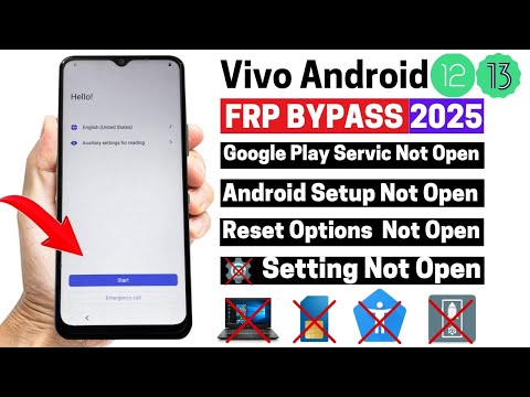 All Vivo ANDROID 12-13  FRP Bypass Without PC (No Share Method No Reset No Talkback ) New Trick 2025