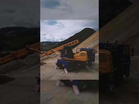 Heavy Equipment Machines Working At Insane Level