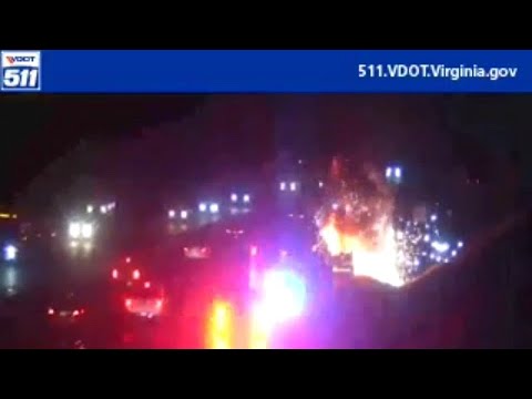 Car Fire In South Chesterfield, VA (10x speed)