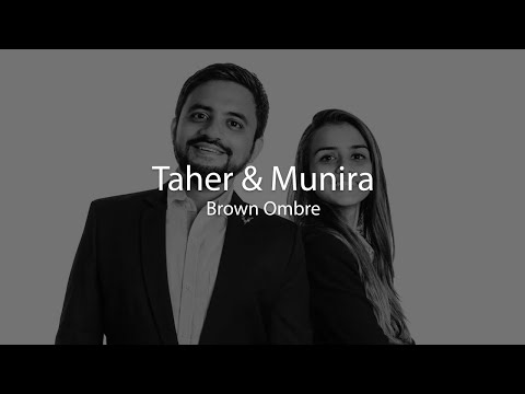 Taher & Munira (Brown Ombre): Handcrafted Packaging for your priceless Memories