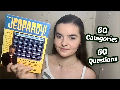 ASMR Can You Pass a Jeopardy Entrance Exam? | 60 General Knowledge Trivia Questions