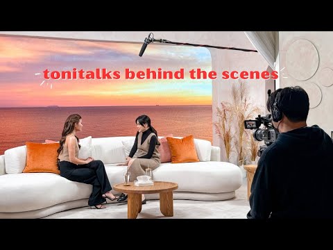 my tonitalks episode behind the scenes | Jen Barangan