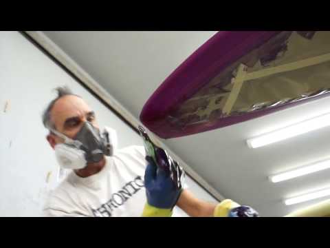 How to do a Resin Tint Glass Job on a Surfboard