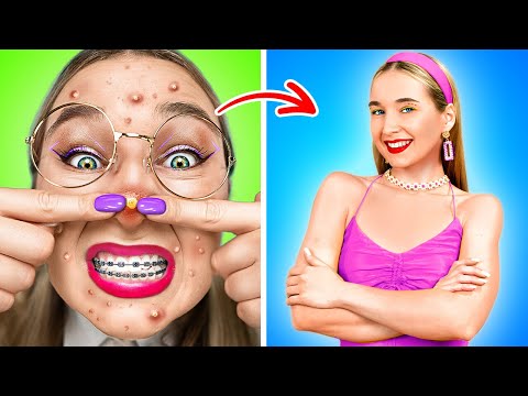 ULTIMATE MAKEOVER || How to Become Popular in School by 123 GO! Planet