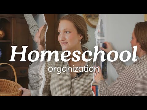 *NEW* How I Organize Our Homeschool Without a Homeschool Room 2023