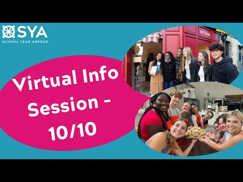 SYA Info Session October 10