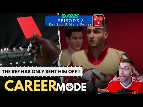 [TTB] #EAFC25 CAREER MODE EP8 - FIRST RED CARD OF THE SEASON! - EUROPA LEAGUE BEGINS!