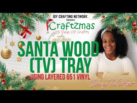 DIY Network 25 Days of Craftzmas - Day 16| Custom DIY Santa Tray