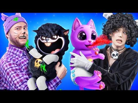 La Famiglia NIGHTMARE CRITTERS di Baba Chops e CatNap: Poppy Playtime Capitolo 4