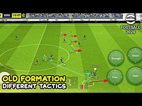 Playing An Old Formation With Different Tactics in eFootball 2024 Mobile