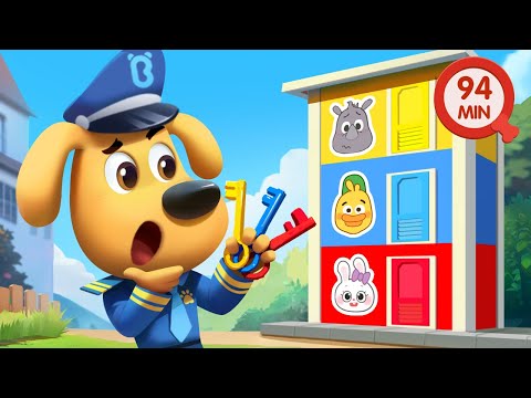 Police Find the Missing Keys | Funny Stories | Safety Rules for Kids | Sheriff Labrador