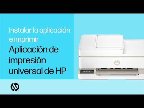 Instalar la aplicación de impresión universal de HP e imprimir con ella | Impresoras HP | HP Support