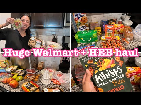 NEW Walmart & HEB Grocery Haul / Weekly Grocery HAUL