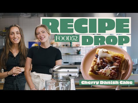 Broma Bakery Founder Sarah Fennel's Cherry Danish Cake | Recipe Drop | Food52