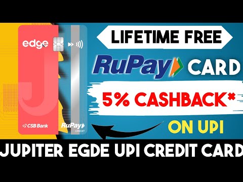 Jupiter EDGE UPI Credit Card Launched | Lifetime Free |