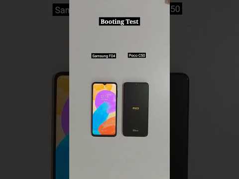 Samsung Galaxy F04 vs Poco C50 Booting Test Comparison #shorts #viral #youtubeshorts  #shortsvideo