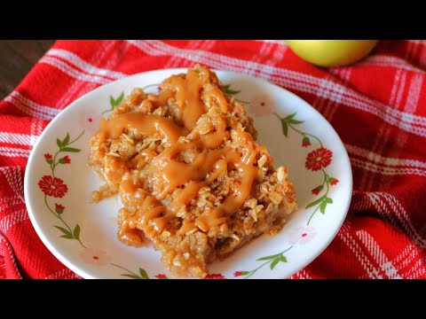 Easy Salted Caramel Apple Pie Bars