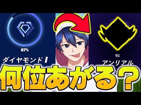 一日中ランク回したらどれぐらい上がるのか？【フォートナイト/Fortnite】